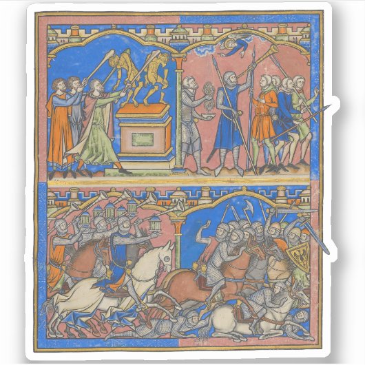 Gideon's Valiant Three Hundred The Crusader Bible Aufkleber (Vorderseite)