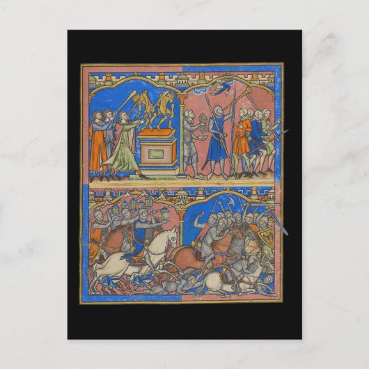 Gideons valide Drei Hundert die Kreuzfahrerbibel Postkarte (Vorderseite)