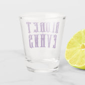 GIDGET EVANS Shootglas Schnapsglas (Rückseite)