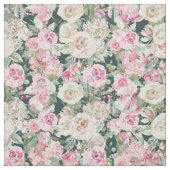 Giebelgrün-Rosaelfenbein des Landes schickes Stoff (Muster)