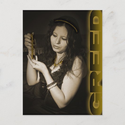 Gier Postkarte (Vorderseite)