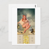 Gier Postkarte (Vorne/Hinten)