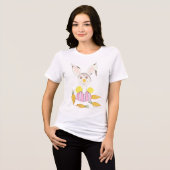 Gierig nach Karotten Tri-Blend Shirt (Vorderseite voll)