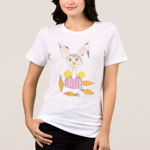 Gierig nach Karotten Tri-Blend Shirt