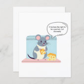 Gierige Maus, Greedy little mouse (Vorne/Hinten)