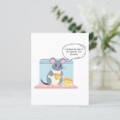 Gierige Maus, Greedy little mouse (Stehend Vorderseite)