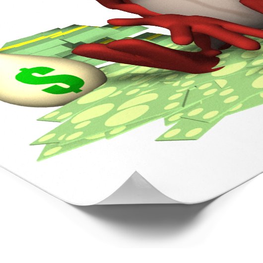 gieriger Teufel Poster (Ecke)