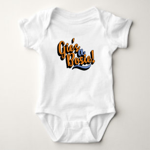 Gies ein Bosie! Schottischer Doric Dialekt Baby Strampler