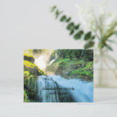 Giessbach Wasserfälle, Schweiz Postkarte (Stehend Vorderseite)