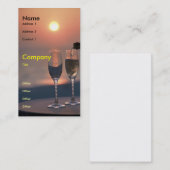 Gießen am Sonnenuntergang Visitenkarte (Vorne/Hinten)