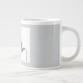 Gießen Sie ein Segen-Geschenk heraus Jumbo-Tasse (Rechts)