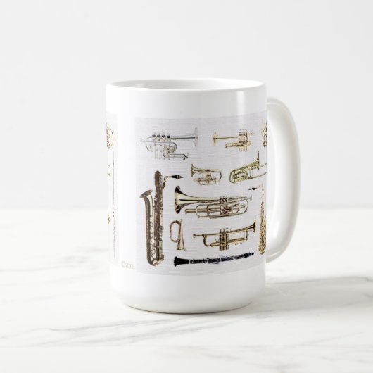 Gießen Sie es Loud Kaffeetasse (VorderseiteRechts)