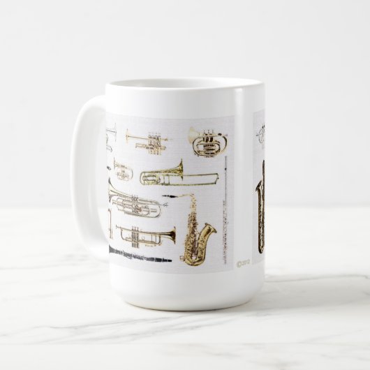 Gießen Sie es Loud Kaffeetasse (Vorderseite Links)