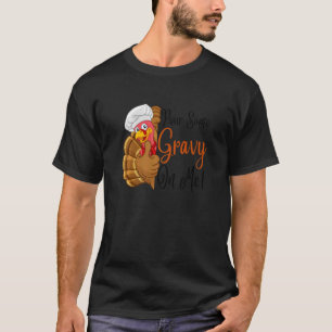 Gießen Sie etwas Gravur auf mich Erntedank Türkei T-Shirt