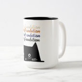 Gießen Sie sich einen Cup der Ehrerbietung - Peeki Zweifarbige Tasse (VorderseiteRechts)