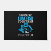 Gießereipaare, die zusammenfischen fußmatte (Vorderseite)