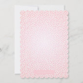 Gießkanne-BlumenBabyparty-Einladung Einladung (Rückseite)