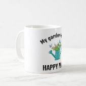 Gießkanne Gartendesign Kaffeetasse (Vorderseite Links)