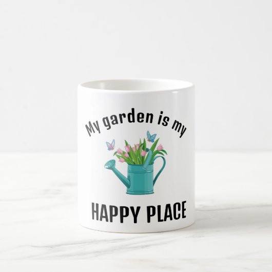 Gießkanne Gartendesign Kaffeetasse (Mittel)