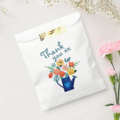Gießkanne voller Blumen Modernes Dankeschön Geschenktütchen (Versiegelt)