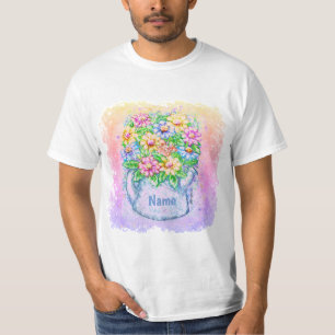 Gießkannen Blumen T-Shirt
