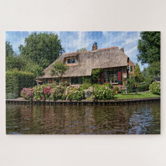 Giethoorn Farm House Holland. Jigsaw Puzzle (Horizontal)