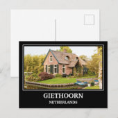 Giethoorn Niederlande Postcard Postkarte (Vorne/Hinten)