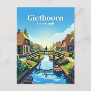 Giethoorn Niederlande Postkarte