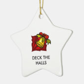 gif_10_campanula, DECK DIE HALLS Keramik Ornament (Links)