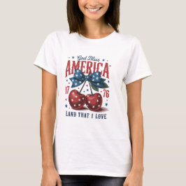 Gif Gott segne Amerika, das Land, das ich liebe  T-Shirt