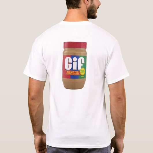 GIF-Hartschaumstoff T-Shirt (Rückseite)