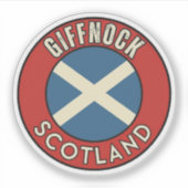 Giffnock, Schottland Aufkleber (Vorderseite)