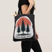 Gifford Pinchot Forest with Red Sunset Tasche (Von Nahem)