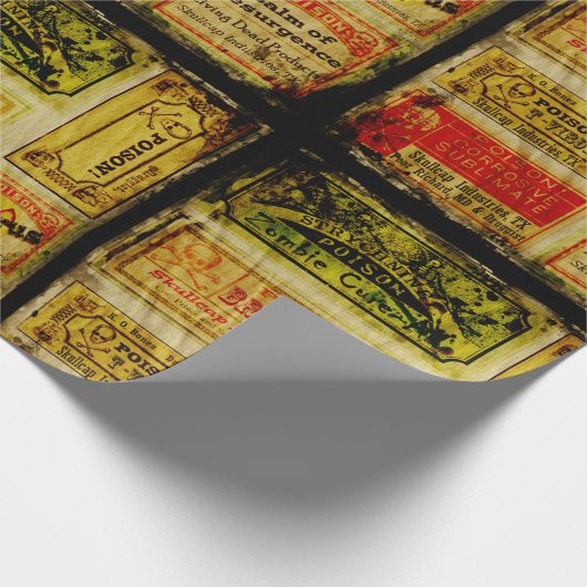 Gift-Apotheker-Geschenk-Packpapier Geschenkpapier (Ecke)