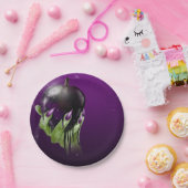 Gift Apple Wicked Hexe Lila Halloween-Party Pappteller (Party)