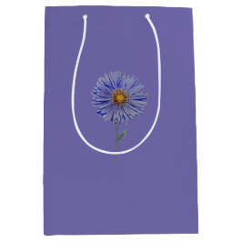 GIFT BAG ART AND DESIGN BLUME STIL MITTLERE GESCHENKTÜTE