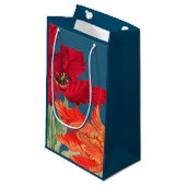 GIFT BAG BLAUE JAPANESE DRUCKEN KLEINE GESCHENKTÜTE (Vorderseite Schrägansicht)