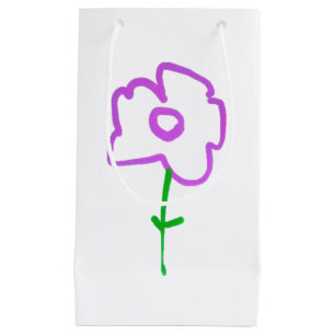 GIFT BAG BLUME DESIGN STYLE KLEINE GESCHENKTÜTE