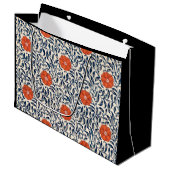 GIFT BAG CHINESISCHES FLORALPATTER GROßE GESCHENKTÜTE (Vorderseite Schrägansicht)