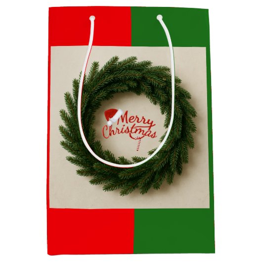 Gift Bag Christmas  Mittlere Geschenktüte (Vorderseite)