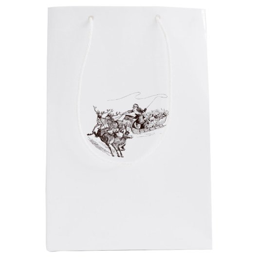 Gift Bag Christmas  Mittlere Geschenktüte (Vorderseite)