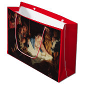 GIFT BAG DEUTSCHE RENAISSANCE-MALERUNGSNATIVITÄT GROßE GESCHENKTÜTE (Vorderseite Schrägansicht)