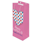 Gift Bag Geschenktüte Für Weinflaschen (Rückseite Schrägansicht)