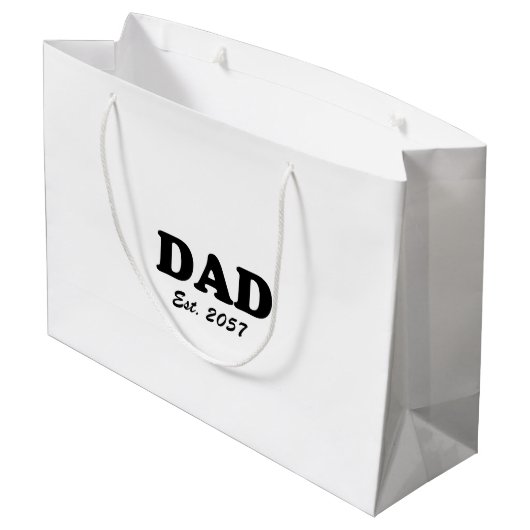 Gift Bag Große Geschenktüte (Rückseite Schrägansicht)