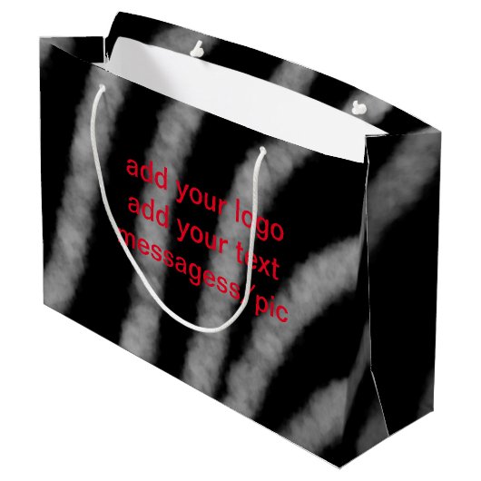 Gift Bag Große Geschenktüte (Rückseite Schrägansicht)
