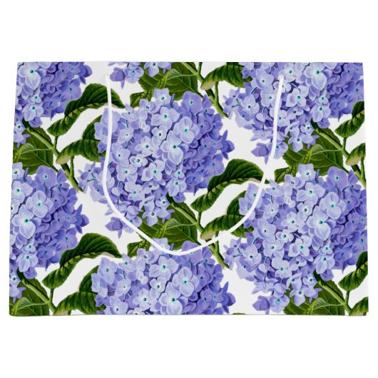 Gift Bag Hydrangea Große Geschenktasche Geschenktüte (Vorderseite)