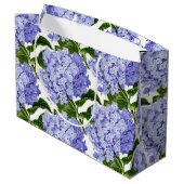 Gift Bag Hydrangea Große Geschenktasche Geschenktüte (Rückseite Schrägansicht)