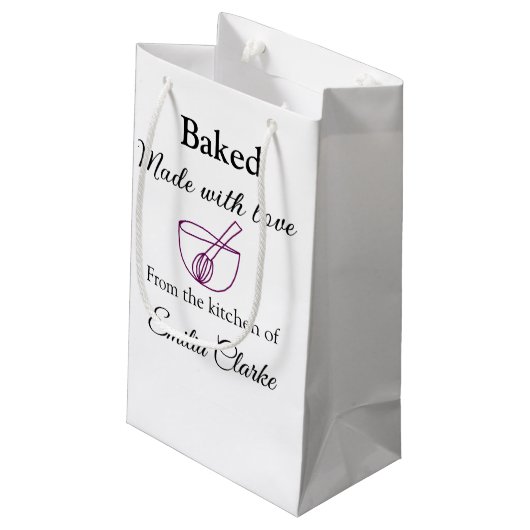 Gift Bag Kleine Geschenktüte (Rückseite Schrägansicht)