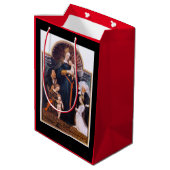 GIFT BAG MADONNA UND KIND MITTLERE GESCHENKTÜTE (Rückseite Schrägansicht)