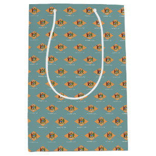 Gift Bag mit Delaware-Flagge, USA Mittlere Geschenktüte